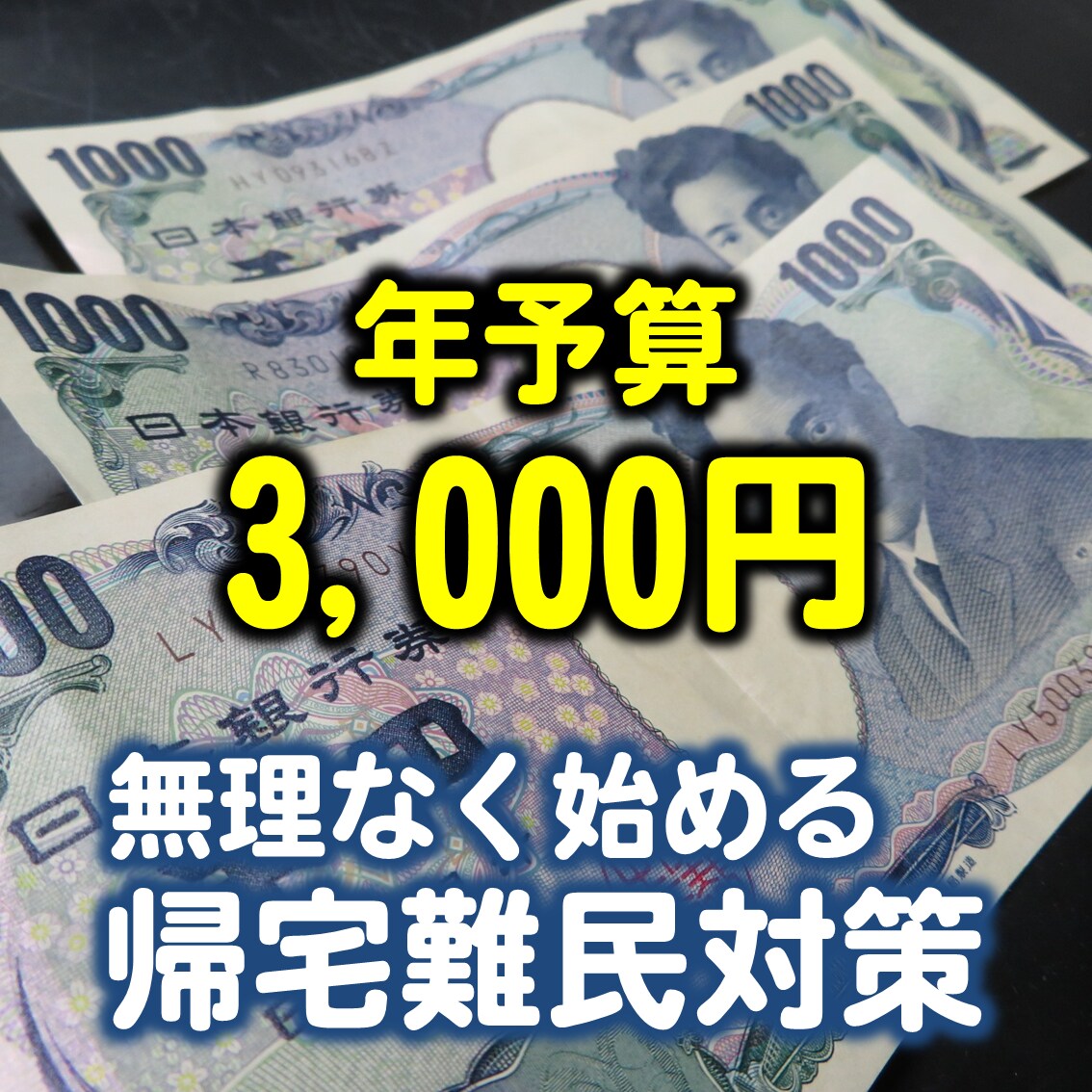 年3,000円でできる帰宅難民対策をお示しします ハードルを上げすぎない、実装できる対策を構築しましょう。 イメージ1