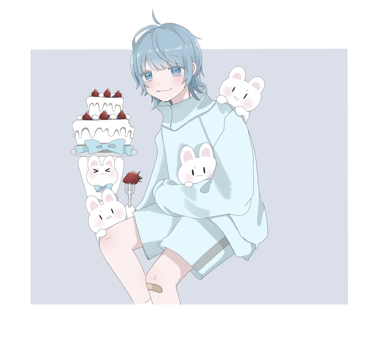 イメージに合わせたかわいいイラスト描きます 最短納期2日！SNSのアイコンやプレゼントに♡ イメージ1