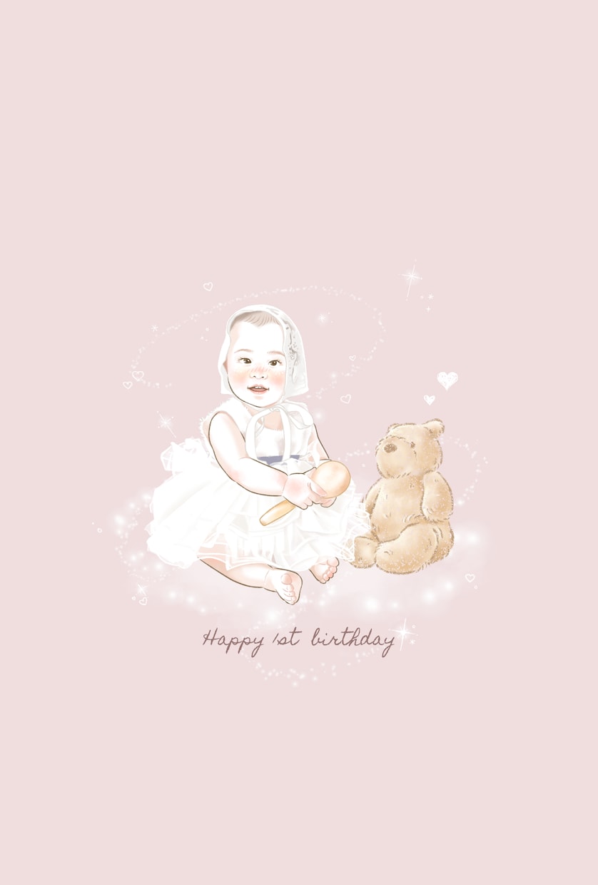 ふんわり淡いカラーで温かみのある似顔絵お描きします お子様/家族/カップル/記念日/プレゼントにも.ᐟ‪大人数◎ イメージ2