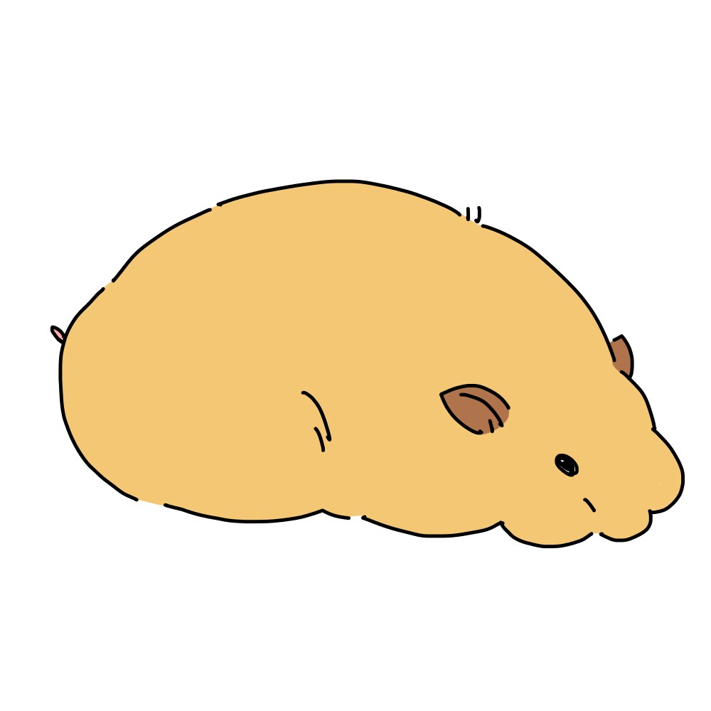 ハムスターのイラスト【3枚】作成します ハムスター特化！ハムちゃんの何気ない表情イラスト作成します イメージ3