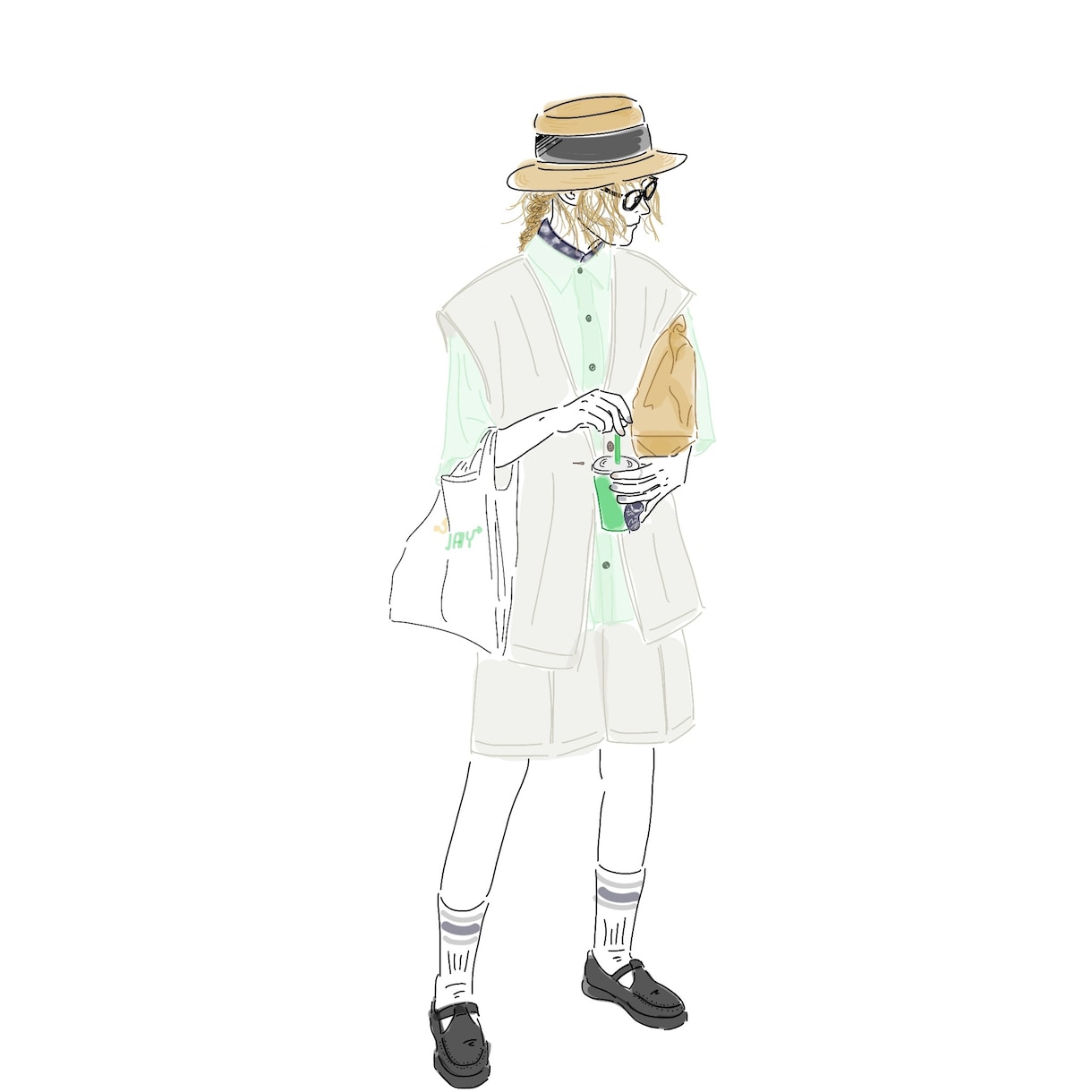 写真を使ってオシャレでシンプルな似顔絵お描きします 描いてほしいお写真をお送りいただくだけ！アイコン使用化◎ イメージ5