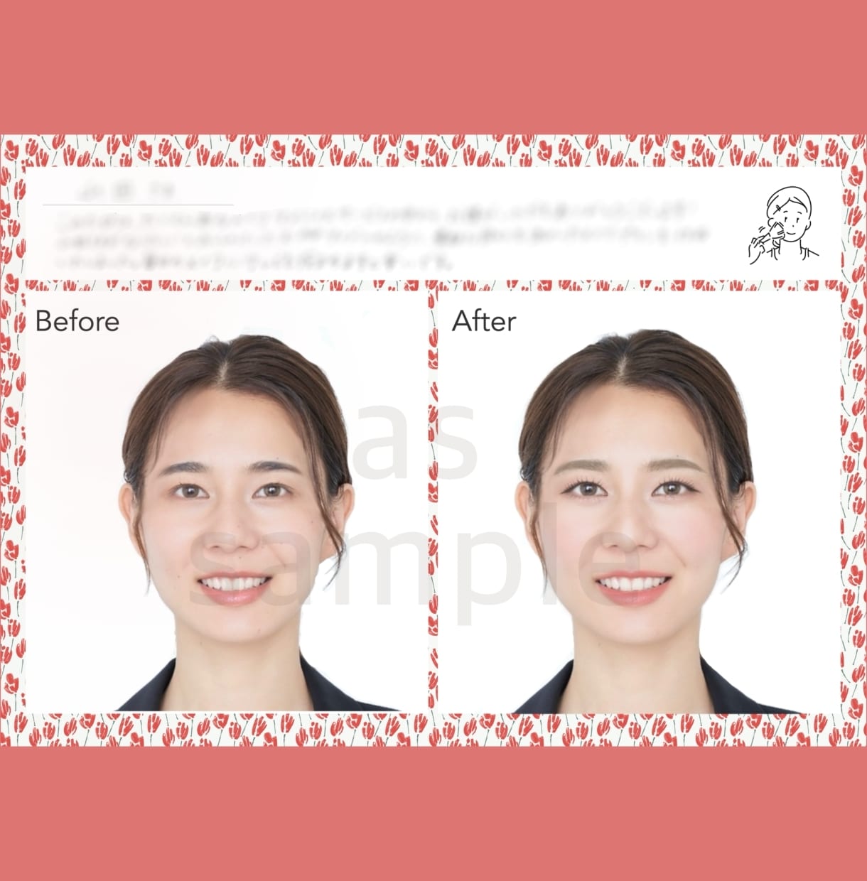 顔パーツ分析♡あなただけのメイクプランを作成します ▶︎なりたい自分になる！一人ひとりの魅力を活かしたメイク提案 イメージ1