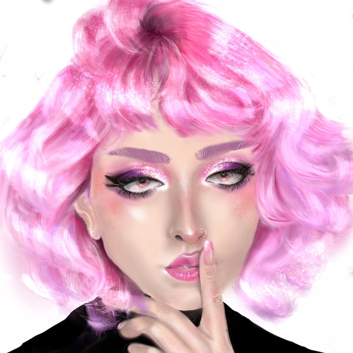 商用／加工OK!海外風ポートレートをお描きします webサイトやジャケ写の素材に。背景や意匠の追加も承ります イメージ6