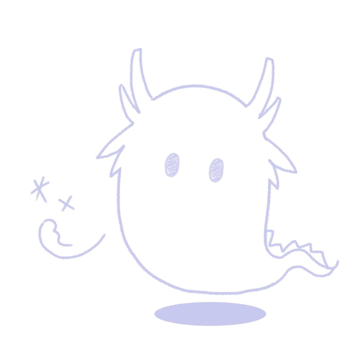 無表情がゆるくてかわいいオリジナルおばけを描きます アイコンにも使用可能！あなただけのオリジナルキャラです！ イメージ8