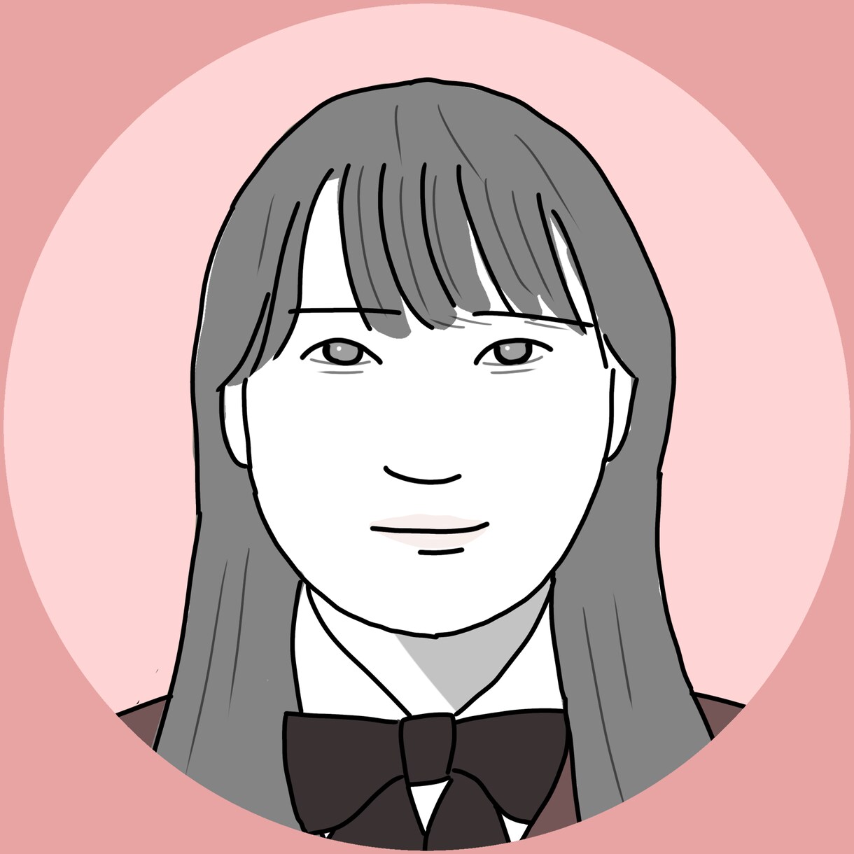 ピシッとした似顔絵アイコン描きます シンプルで見やすい似顔絵です！ イメージ2