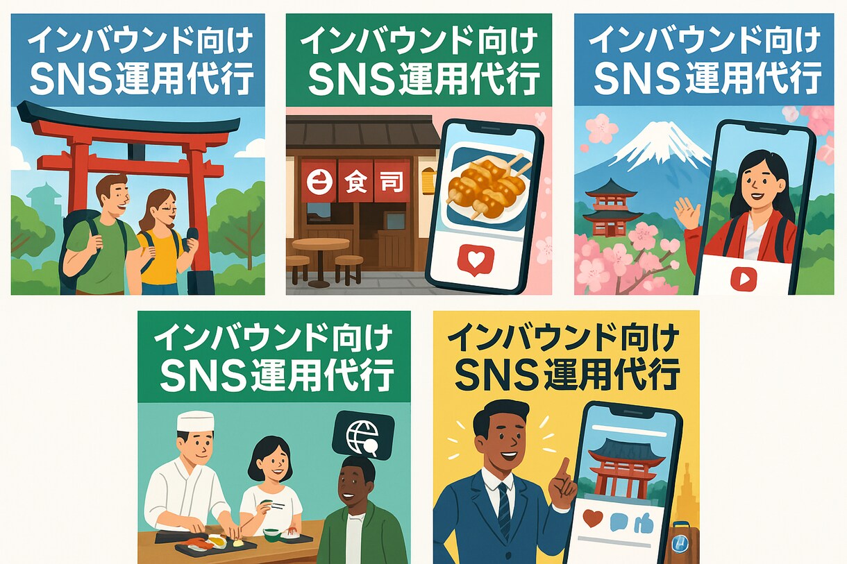 インバウンド特化　SNS運用代行します 世界中の観光客に「行きたい」と言わせるSNS戦略 イメージ1