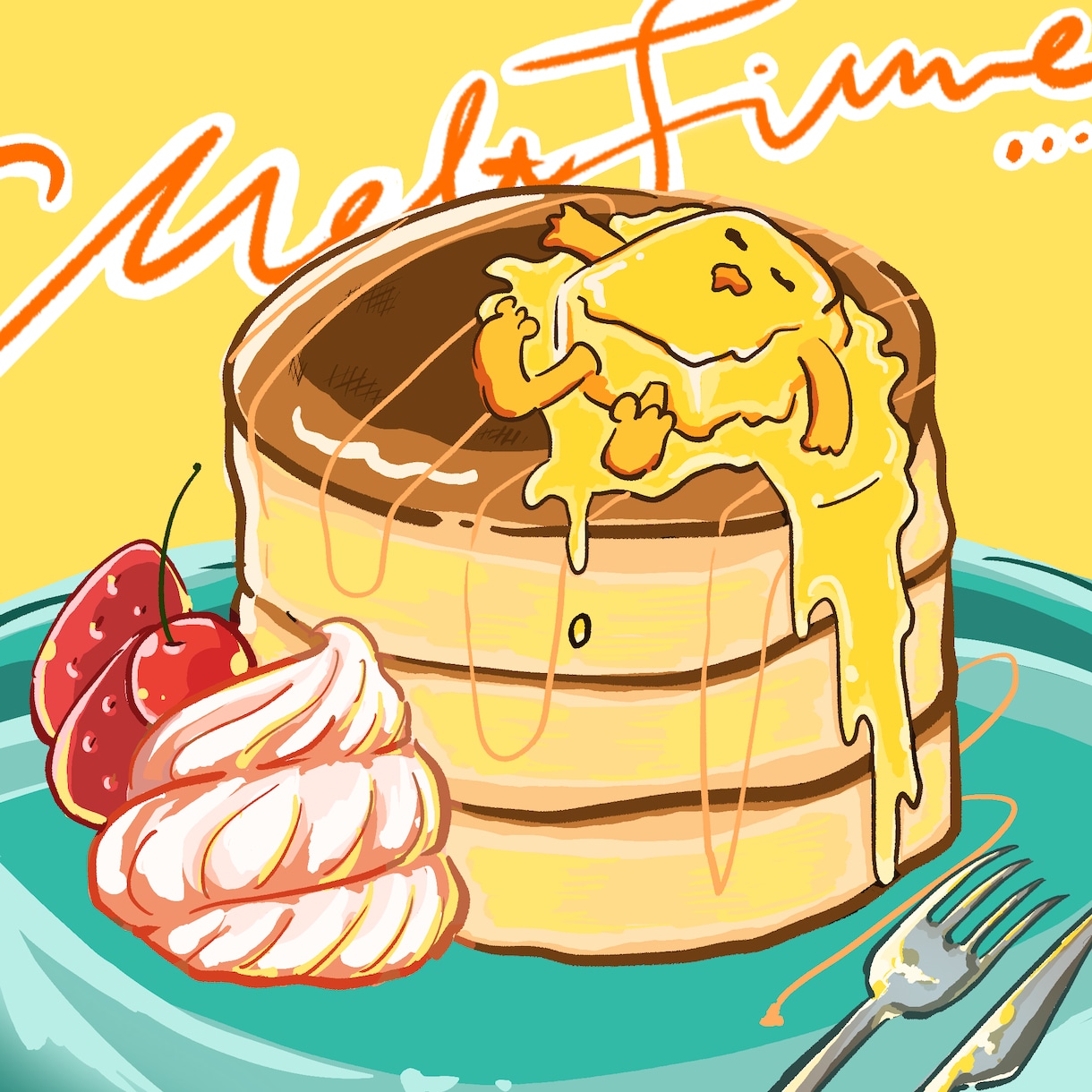 商用OK◎ゆるい食べ物のイラストを描きます ゆるくてかわいい1枚！アイコン・挿絵に利用できます イメージ5