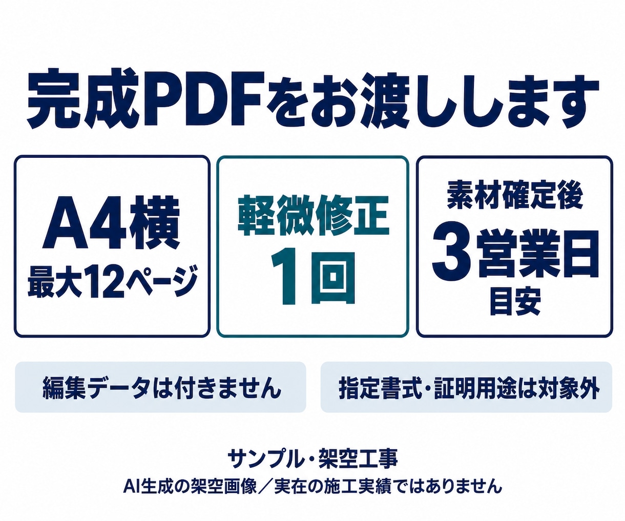 施工前後の工事写真を報告書PDFにまとめます 写真24枚・12組まで。施工前後を見やすいPDFに イメージ4
