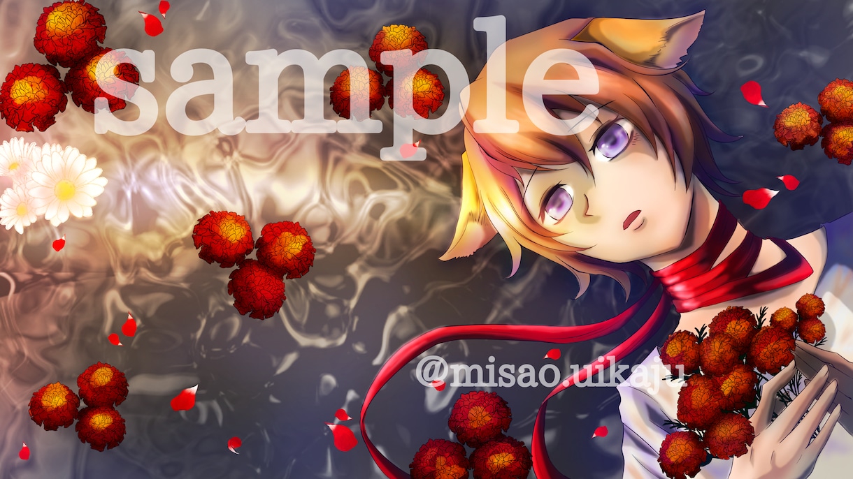 MV用イラスト描きます うたってみたなどMV用に。金額内で背景透過までいたします。 イメージ10