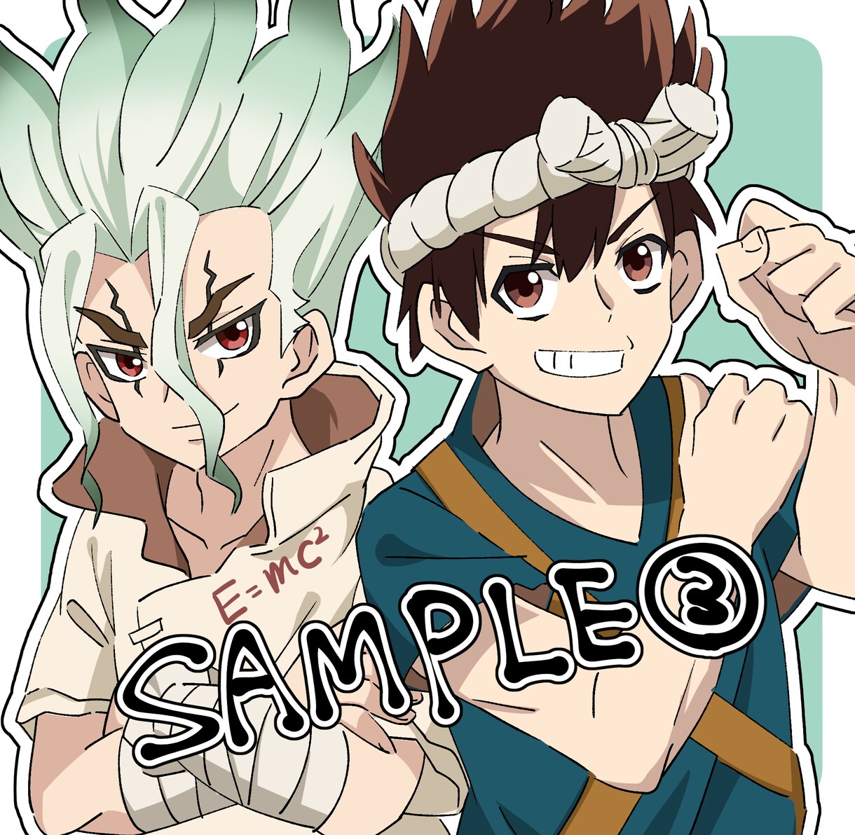 サクッとアニメ塗りイラスト描きます キャッチーなアニメ塗りイラストです！ イメージ4