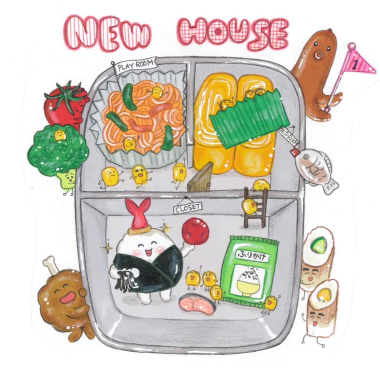 絵本風柔らかい手描きの一枚絵を描きます 表紙や挿絵、記念品やプレゼントにぴったりな絵本風イラストです イメージ7