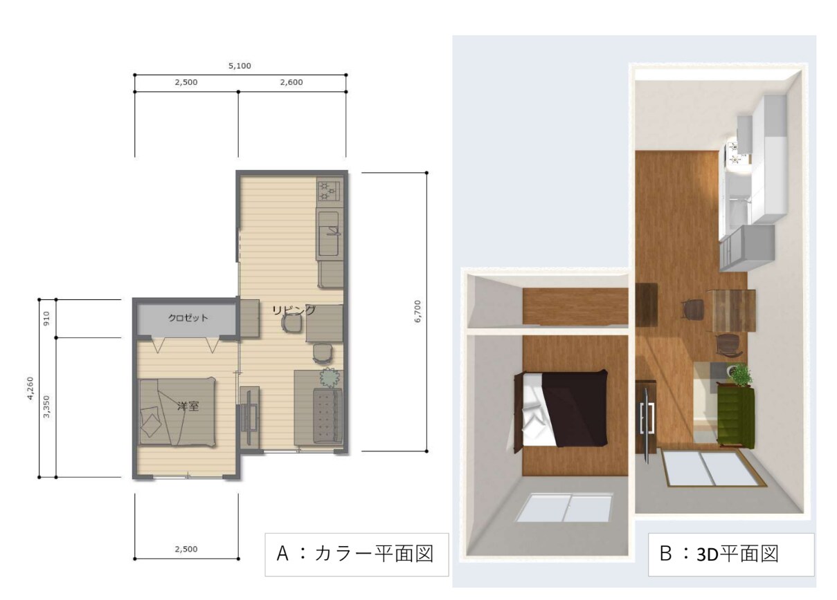 建築士が家具レイアウトお考えします 住宅・カフェ・お部屋を暮らしやすく★レイアウト図面作成 イメージ1