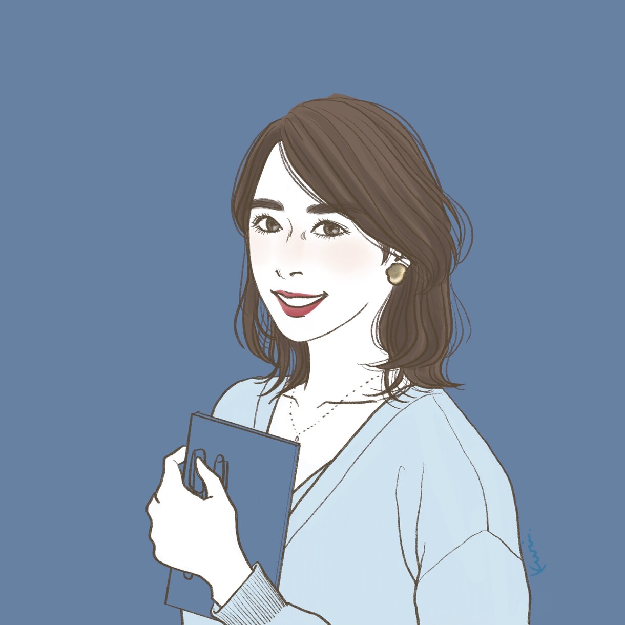 お洒落な雰囲気のアイコン描きます 配色が印象的なイラストでお洒落な雰囲気を出しませんか？ イメージ3