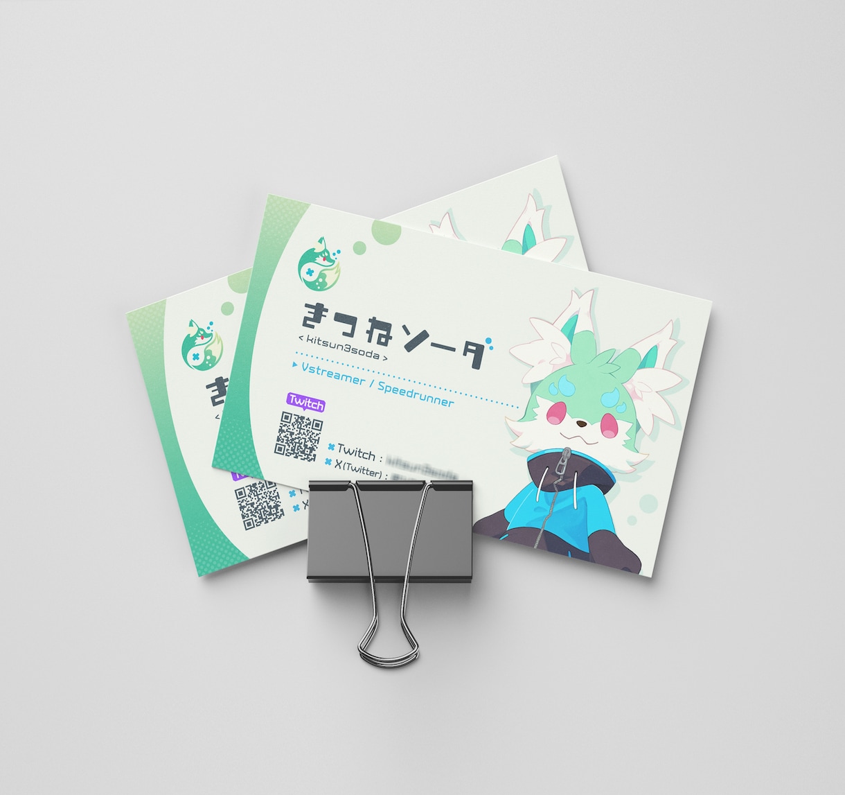 名刺/ショップカードデザインします オフ会用の名刺にもおすすめです！完成品発送も可能！ イメージ2