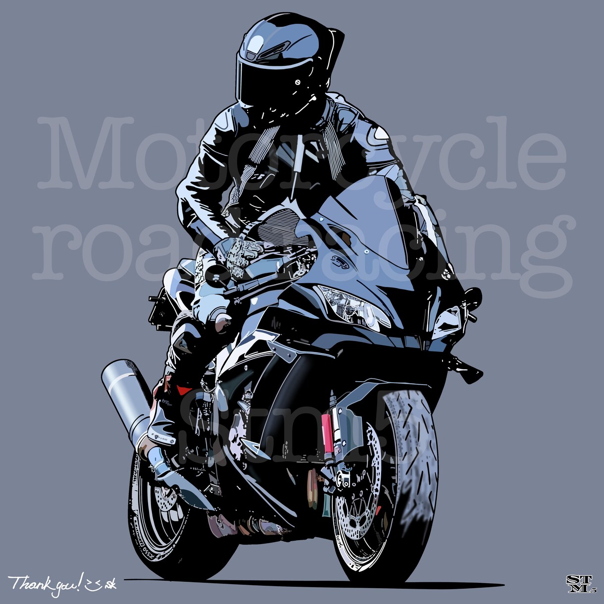 思い出のバイクをリアルにイラストで描きます 思い出をイラストにしませんか‼️納車記念に❗️ イメージ9