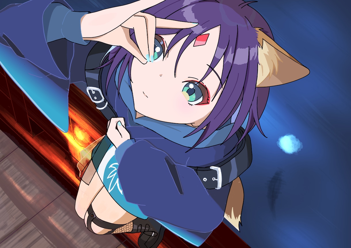 ご希望の形式でキャラクターイラストを描きます 一枚絵/動画用サムネイラストなど イメージ1