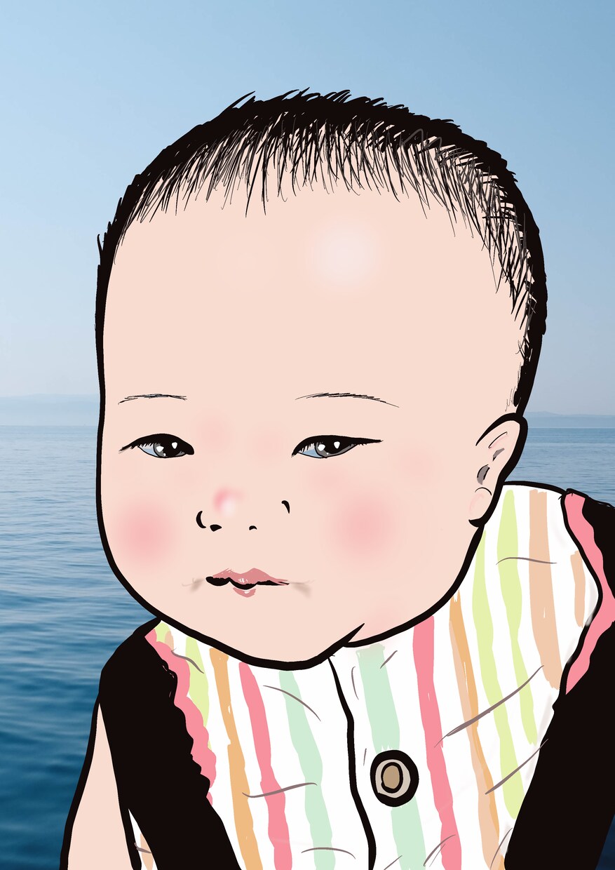 プレゼントに最適！似顔絵描きます 写真数枚送っていただくだけで大丈夫です。 イメージ3