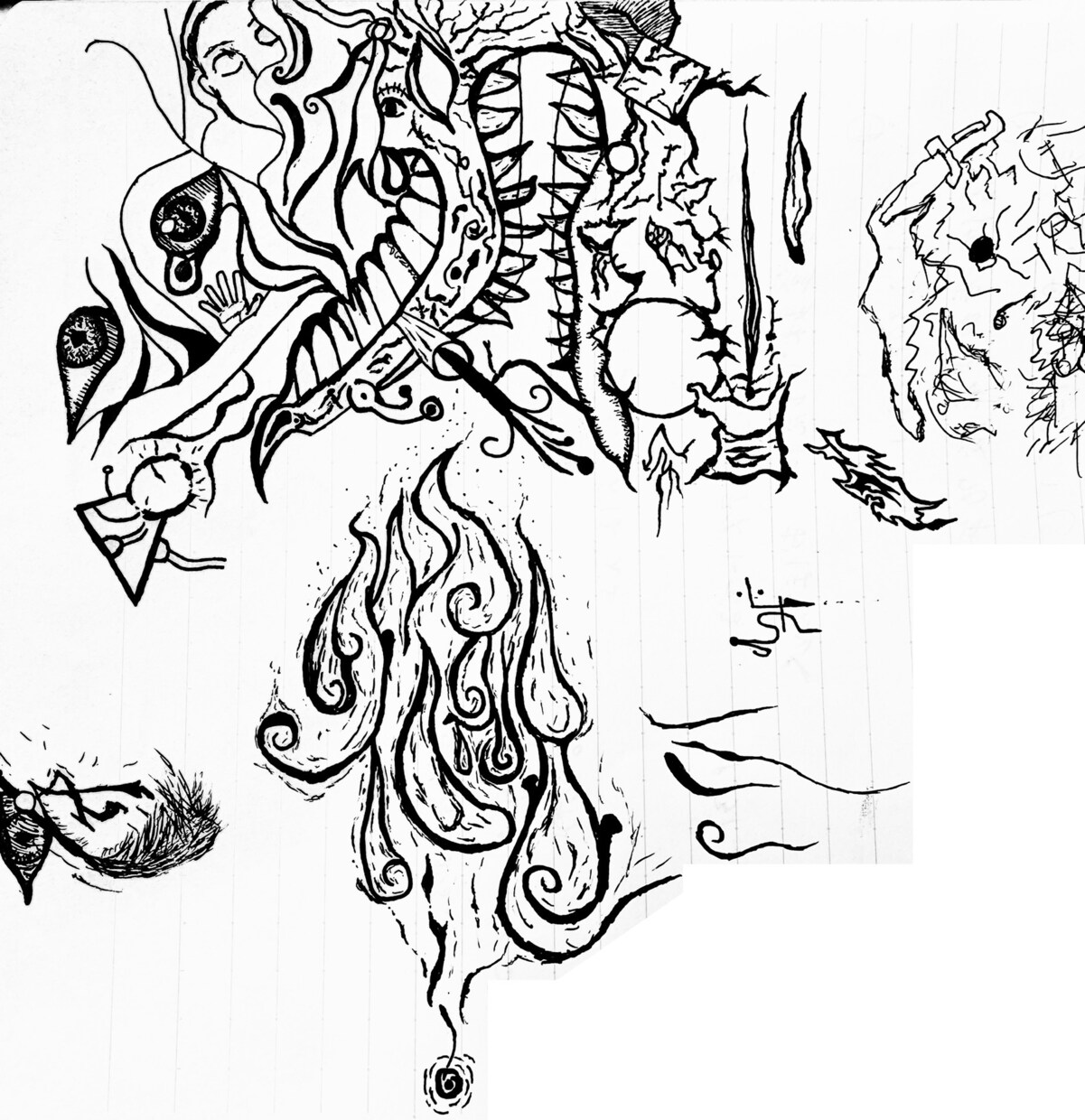 なんか描きます 独創的で直感的な絵を描くます。 イメージ3