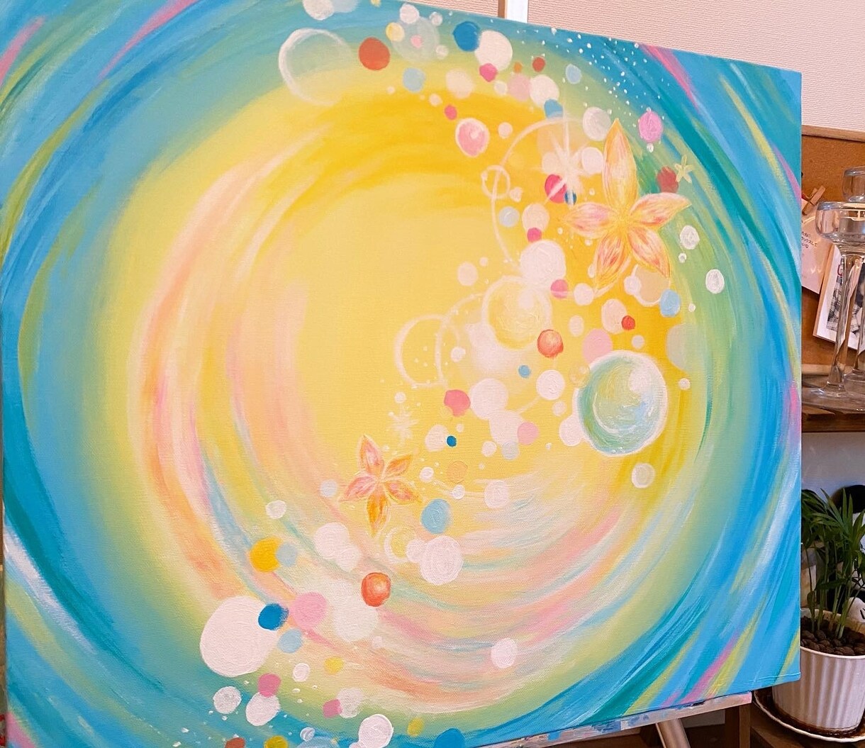 オーダーアート(絵画)を作成します 明るい色やファンタジータッチの絵が好きな方へ イメージ5