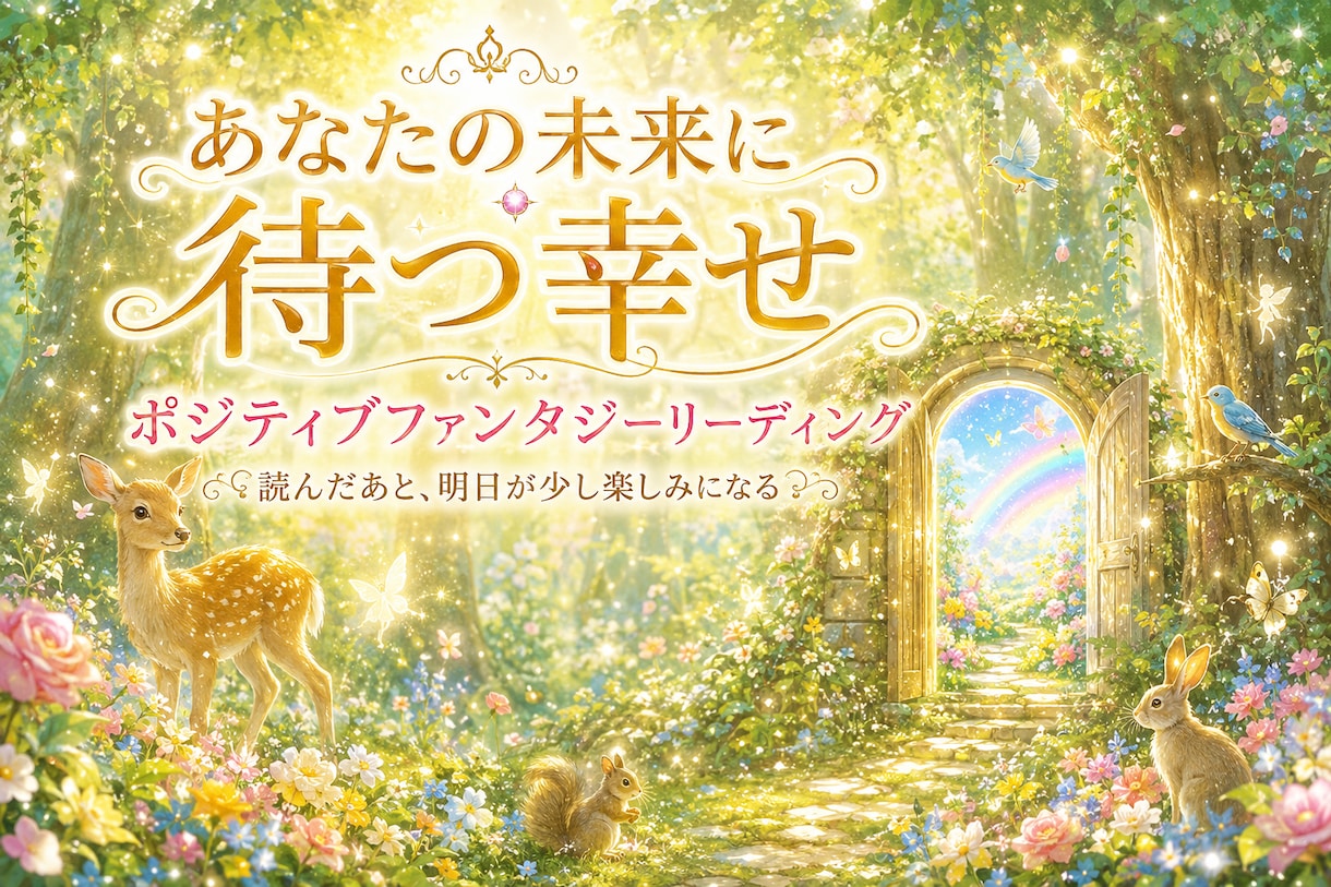 あなたの未来に待つ幸せを鑑定します 読んだあと、明日が少し楽しみになる イメージ1