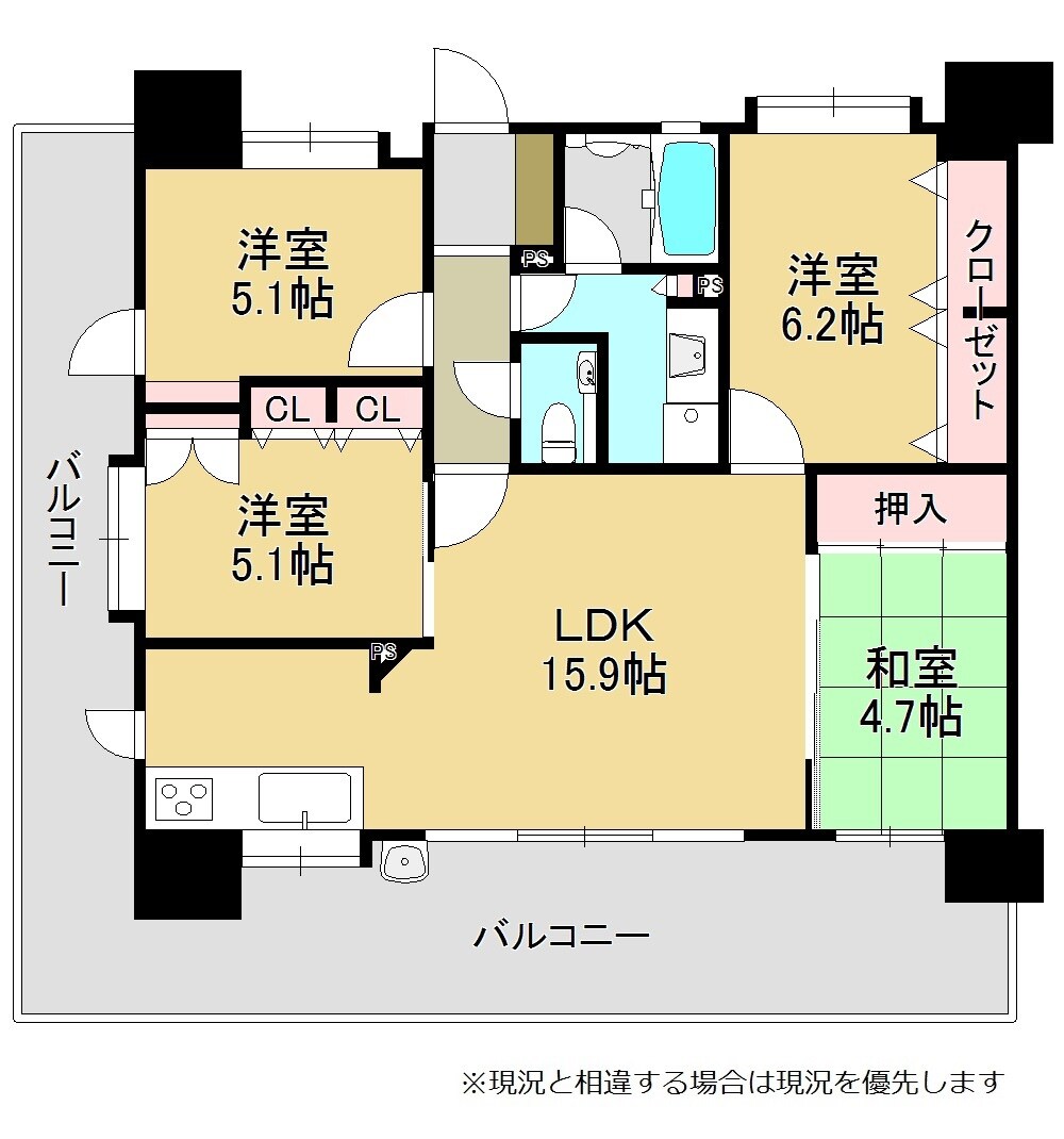 不動産ネット広告用チラシ広告用の間取図を作成します 既存図面をトレースします！急な依頼もご相談可です♪ イメージ4