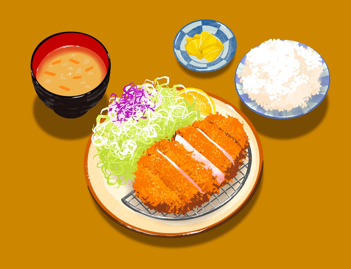 料理のイラストを描きます プロがカラフルで美味しそうなイラストを仕上げます！ イメージ2