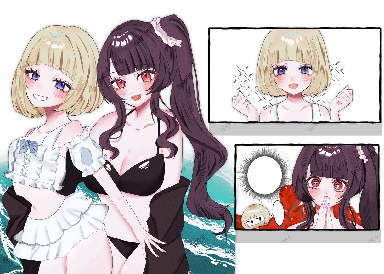 イラスト、夢絵なんでも描きます 可愛らしい絵が欲しい人向けです！ イメージ2