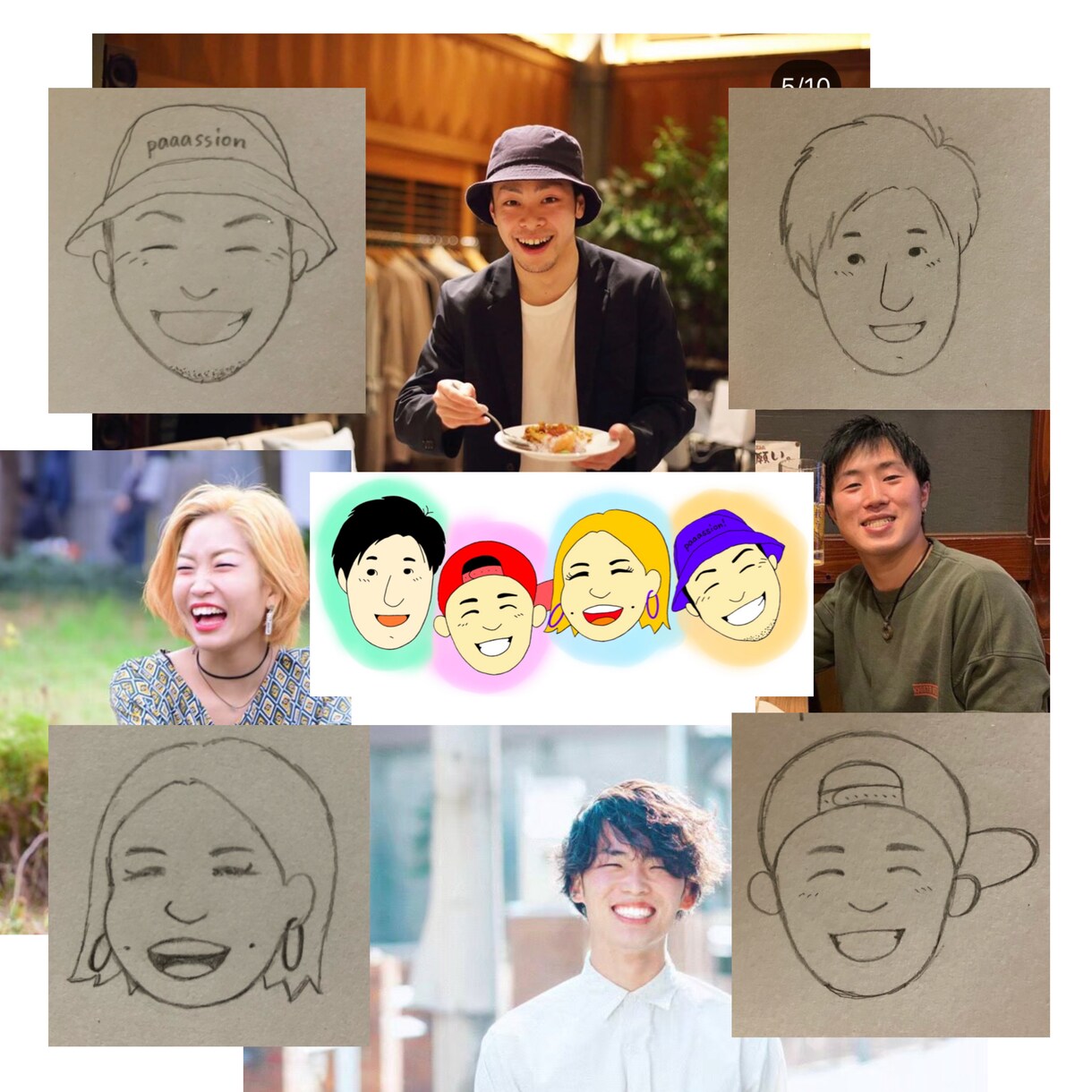初心者だからこそ低価格でイラスト・似顔絵を描きます 保育士ならではの柔らかなタッチと色使いで描きあげます☺︎ イメージ1