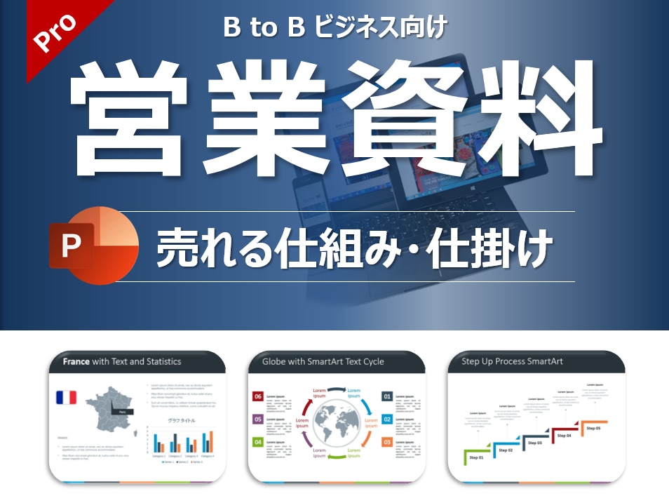 法人向け営業提案資料の作成を代行します 集客・B2B営業のプロが売れる仕組み・仕掛け作りをお手伝い イメージ1