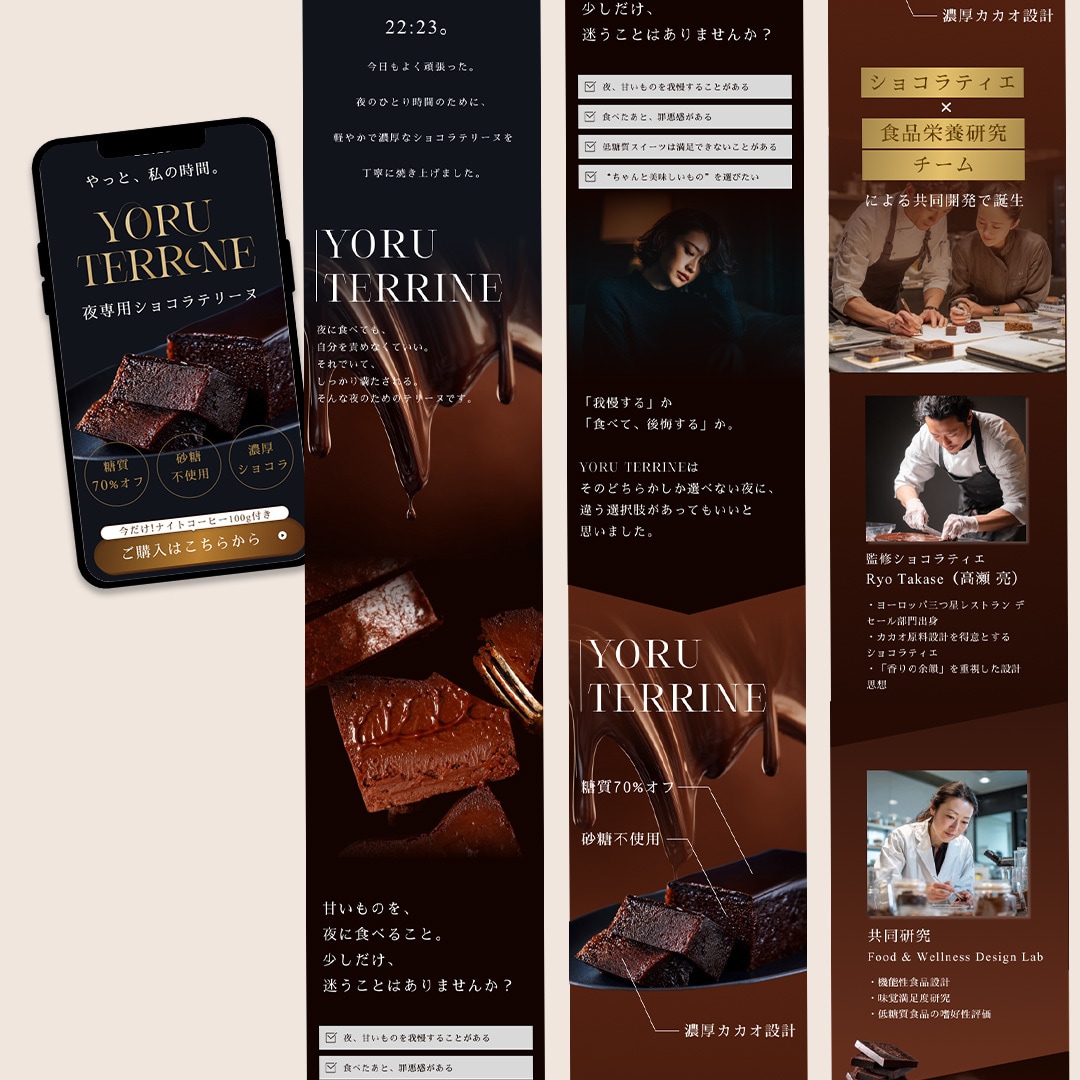 あなたの商品が売れるLPを、構成設計から制作します なんとなくきれい。だけでは売れません イメージ2