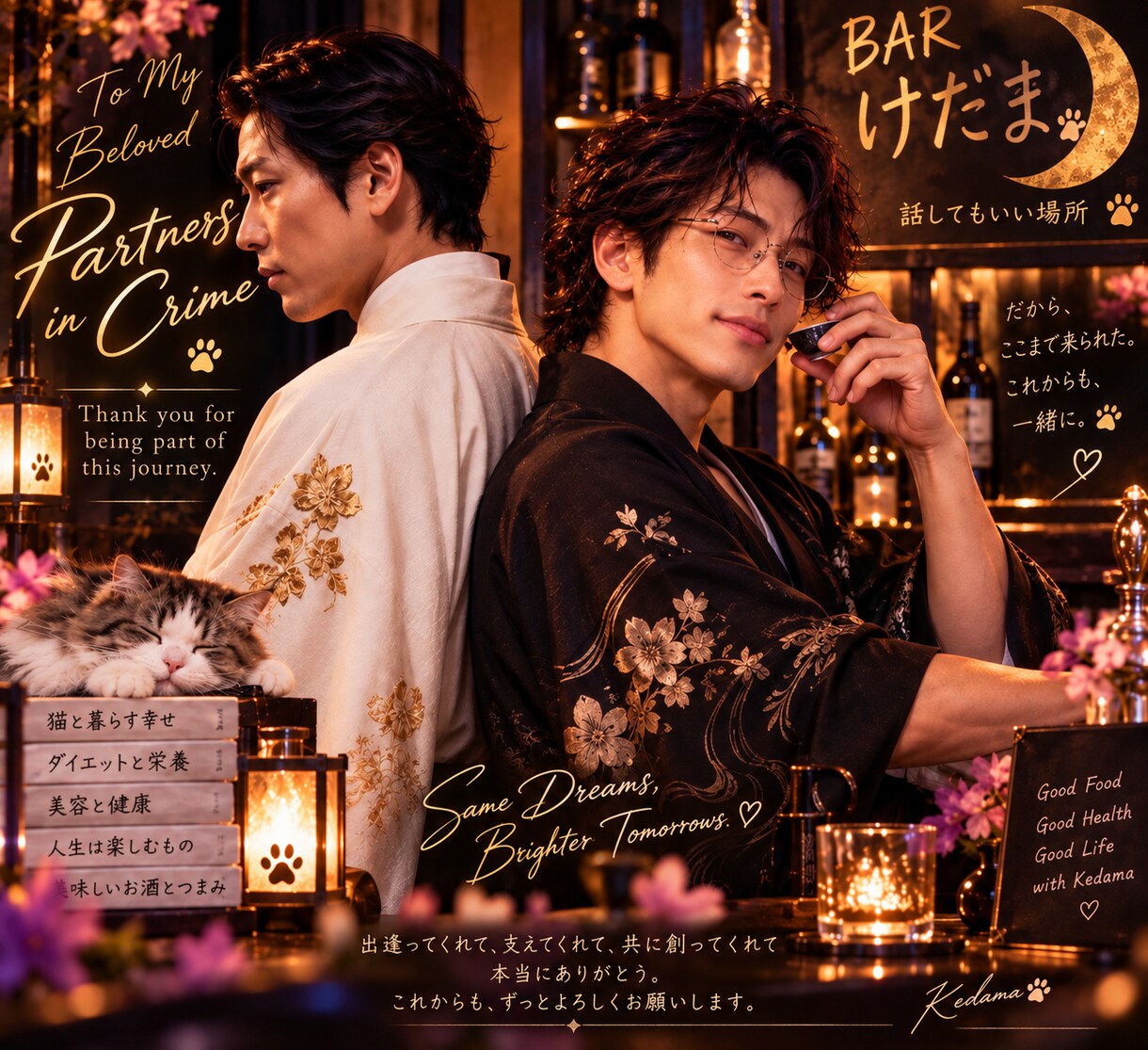 人生相談｜夜の止まり木 Barけだまで話を聴きます 恋愛・愚痴・雑談｜今夜ほしい寄り添い方を選べます イメージ9