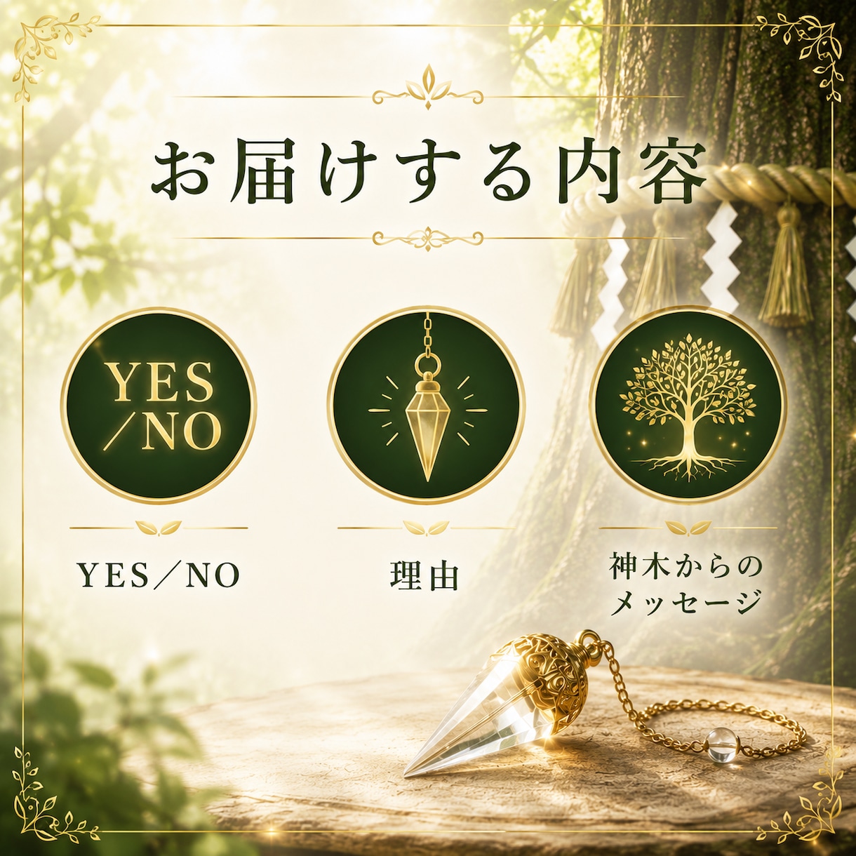 Yes or No? あなたの迷いに答えを出します ご質問5つ　自分では判断できない時にあなたの背中を押します イメージ4