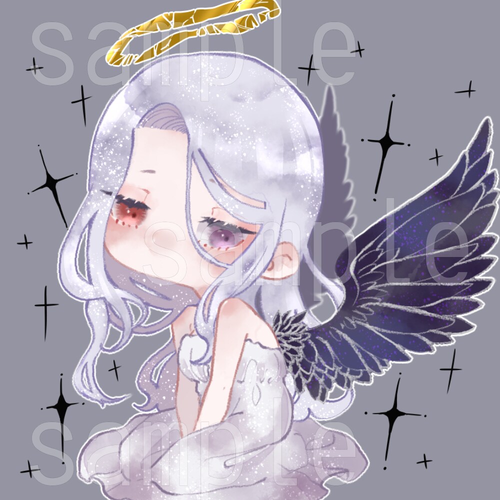 SNSアイコンに使えるイラスト、作成します 洋風の可愛いから和風の妖艶までお任せください！ イメージ4