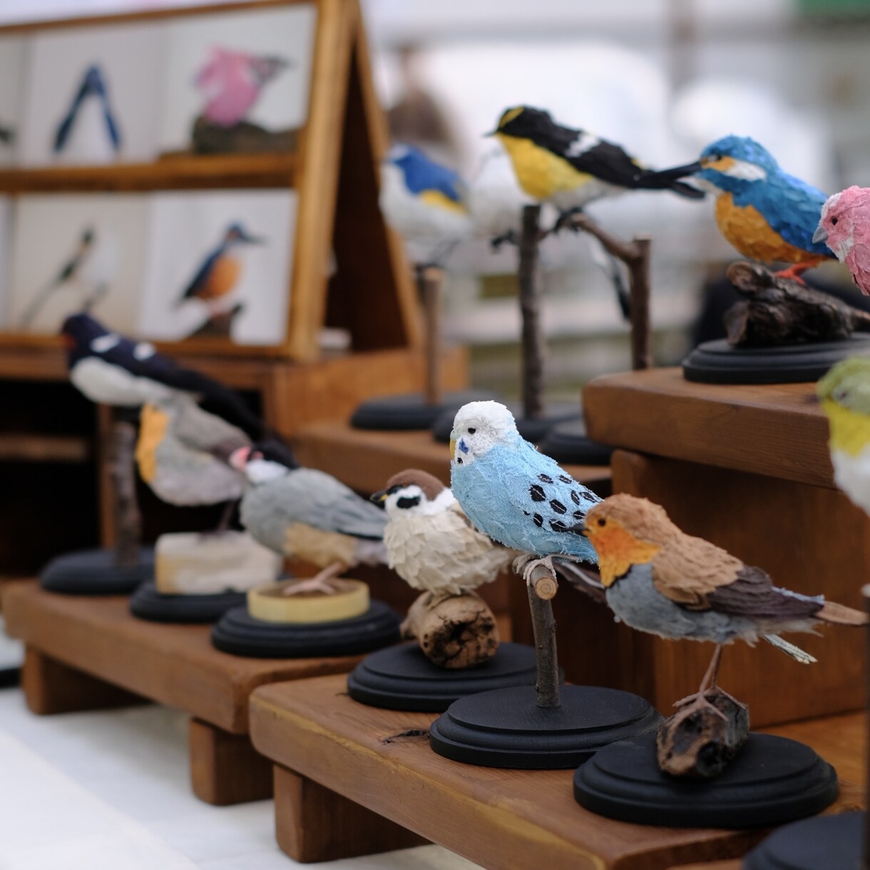 手縫いと木彫りで、理想の鳥をオーダー制作します 飼い鳥、インコさん、野鳥など独自のぬいぐるみを制作します イメージ10