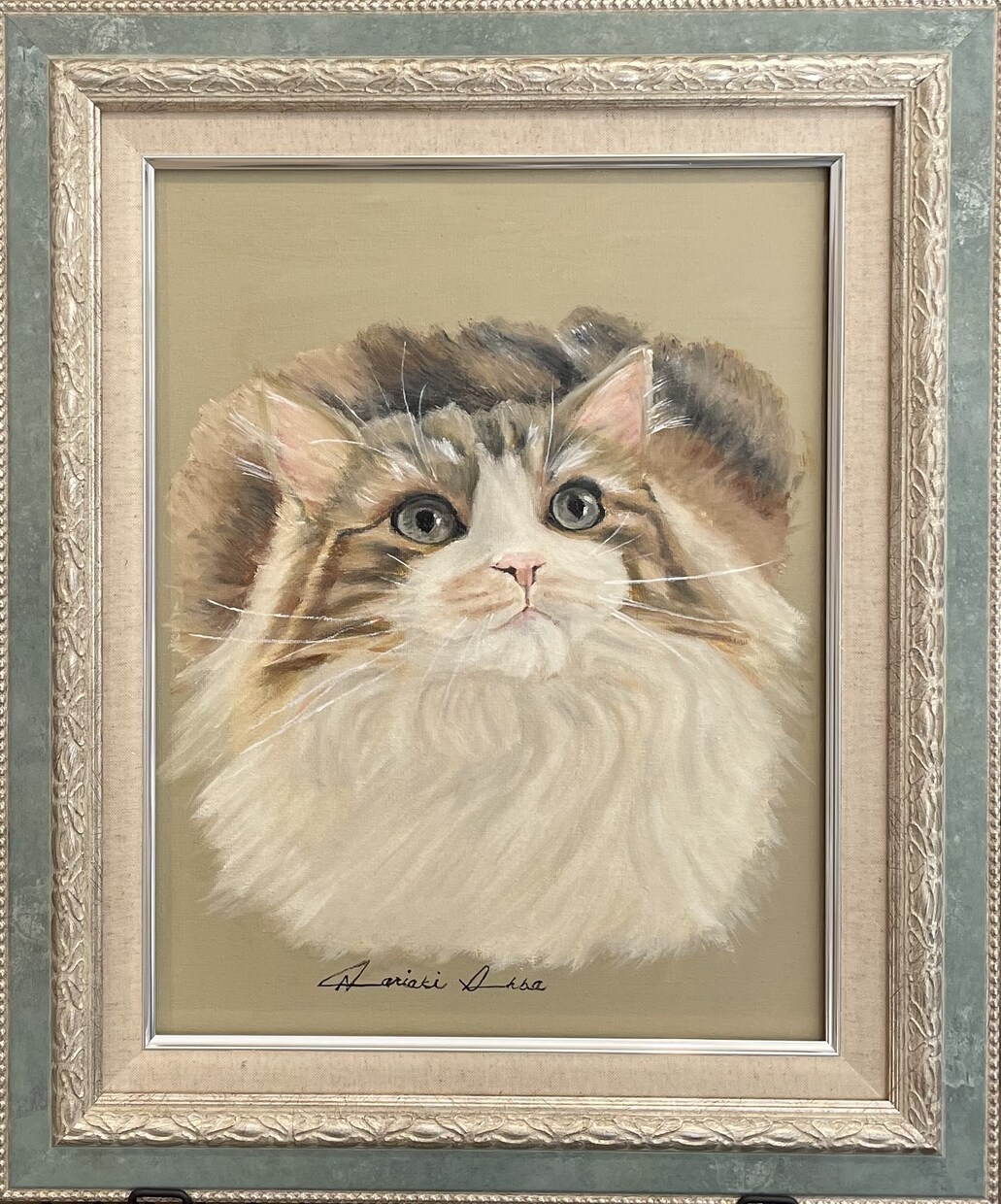 あなたの大切なペットの肖像画を油絵で描きます 油絵の醍醐味を身近に楽しんでいただける様リーズナブルに設定 イメージ4