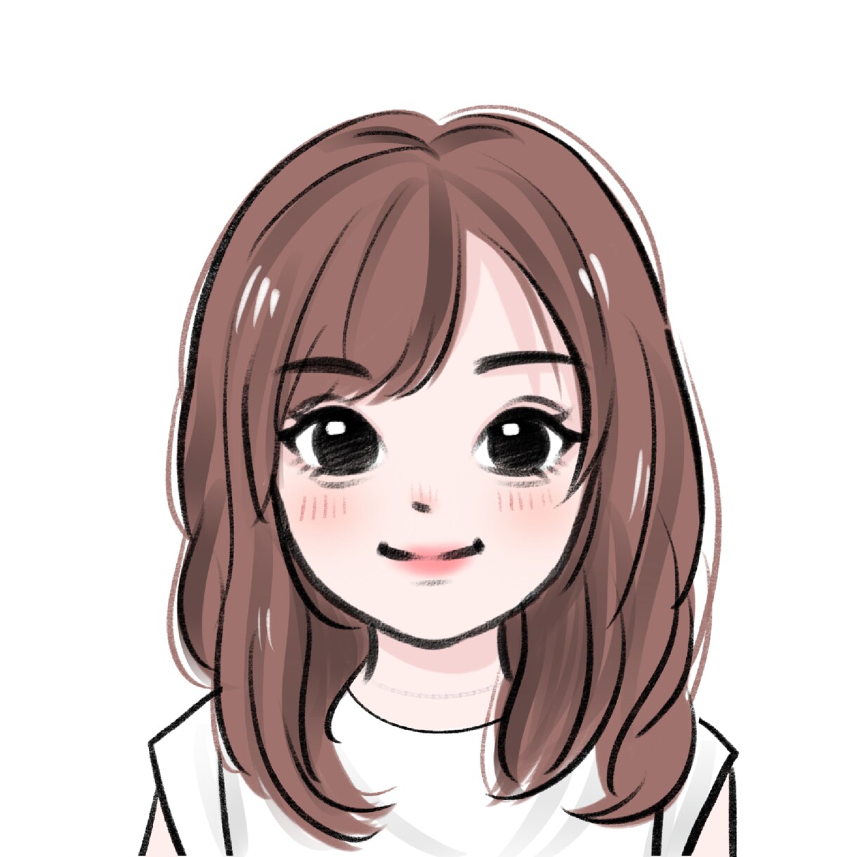 期間限定2000円〜写真から似顔絵をお描きします お写真をもとにアイコンやサムネをお描きします★ イメージ1