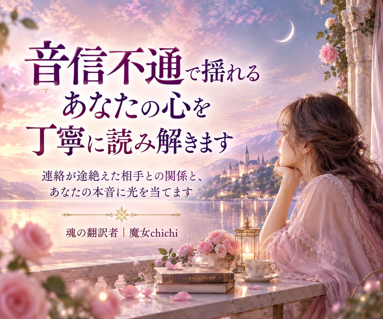 音信不通で揺れるあなたの心を丁寧に読み解きます 連絡が途絶えた相手との関係と、あなたの本音に光を イメージ1
