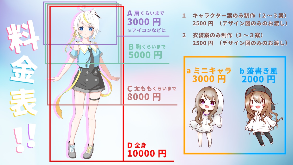アニメ塗りっぽい女の子描きます アイコン・立ち絵・サムネに使えるイラスト描きます！！！！ イメージ2