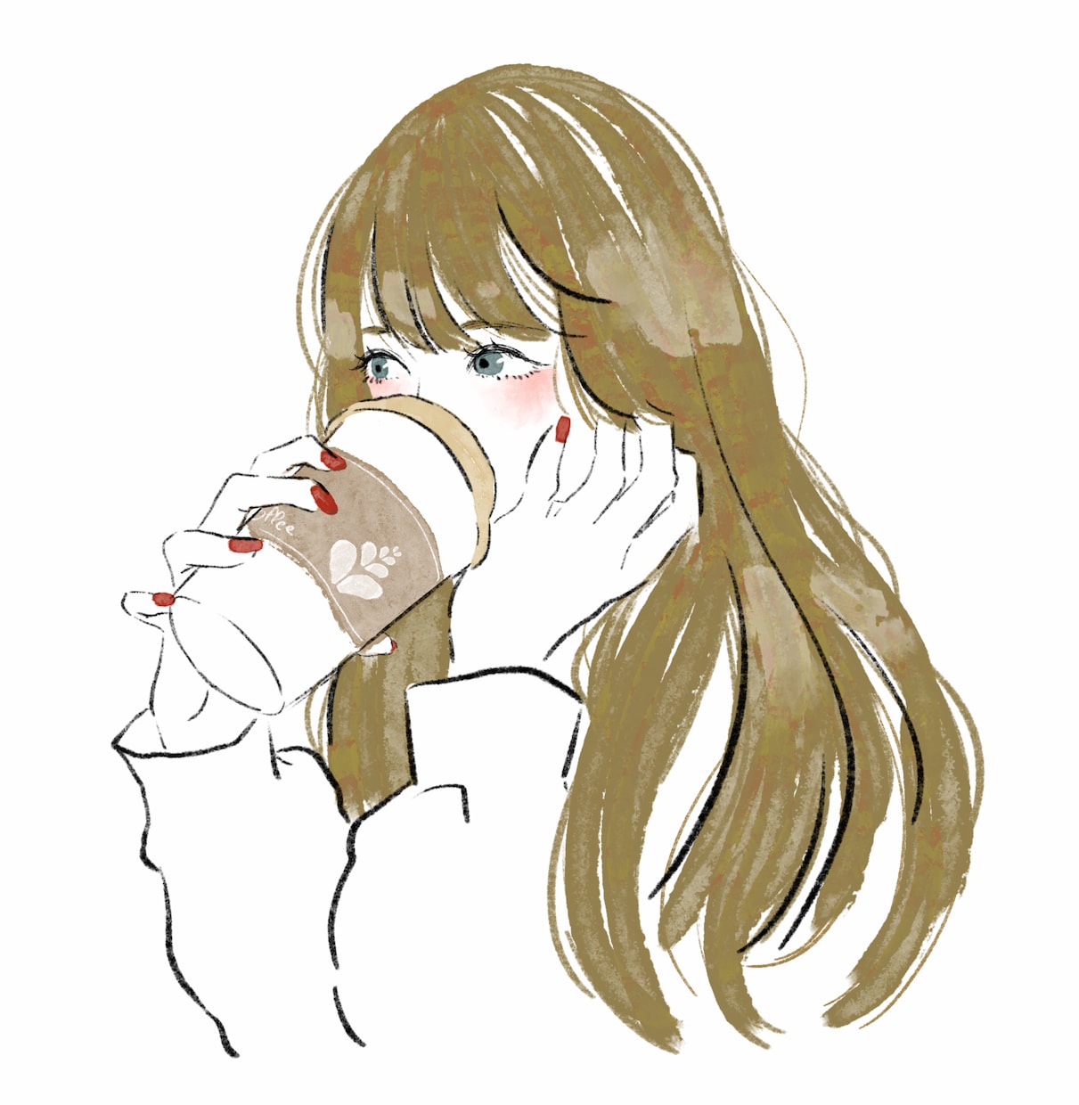 オシャレな水彩画で美容ファッションイラスト描きます 最短即日！商用可能なおしゃれかわいいカットイラスト イメージ4