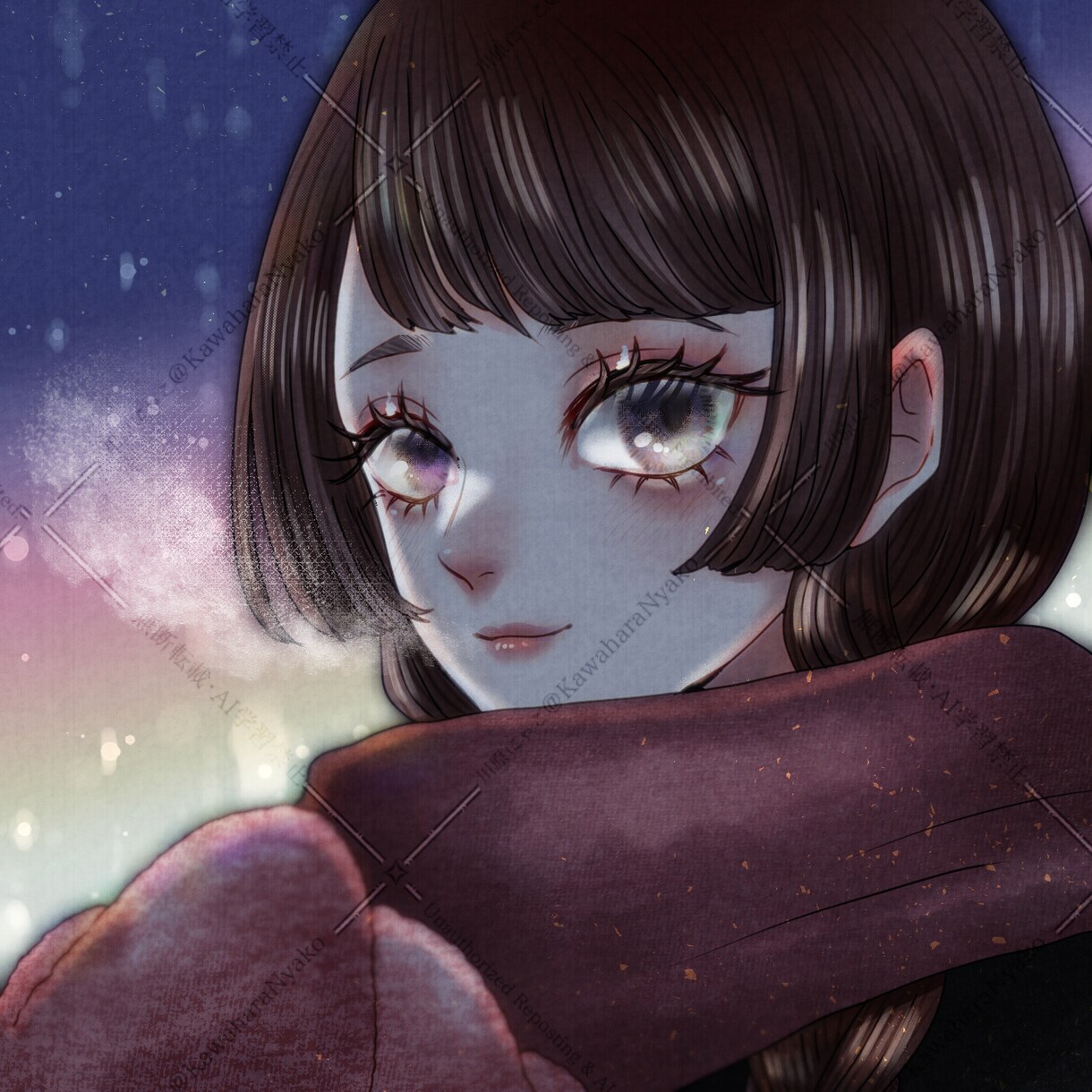 女の子イラスト販売します ＳＮＳアイコン用に描きましたがそれ以外での使用もＯＫです！ イメージ1