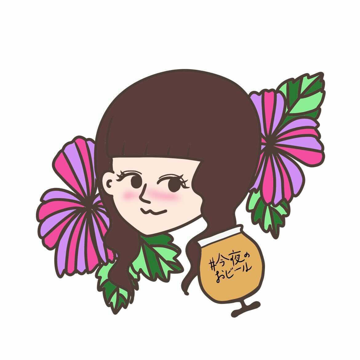 お好きなお酒のイメージでほろ酔い顔アイコン描きます 【一目でお酒好きだとわかる♡】SNSのアイコンにどうぞ！ イメージ2