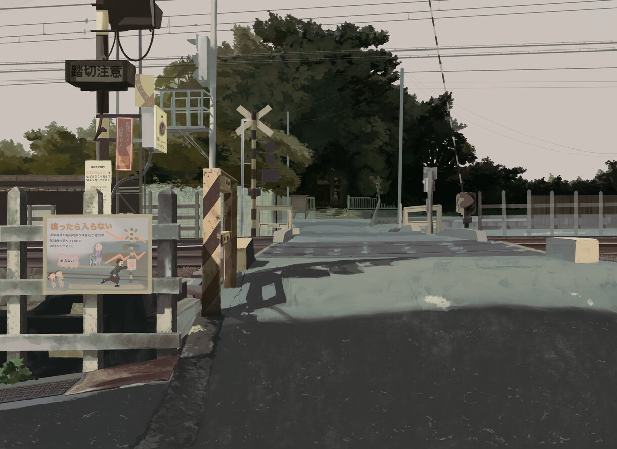 ゲーム背景、イラスト背景描きます リアリティある空間が感じられる背景イラストの作成 イメージ1