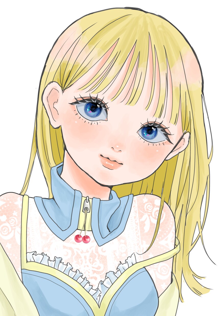 おしゃれな女の子のイラスト描きます SNSのアイコンイラストや、歌ってみたのイラストを描きます！ イメージ3
