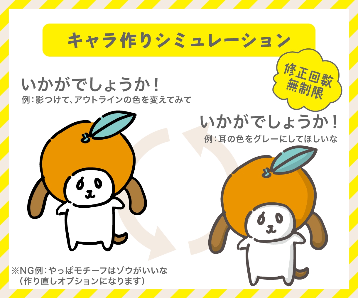 ちょっとゆるくてかわいいキャラクターを作成します SNS・YouTube・書籍のナビ役、グッズ展開におすすめ！ イメージ3