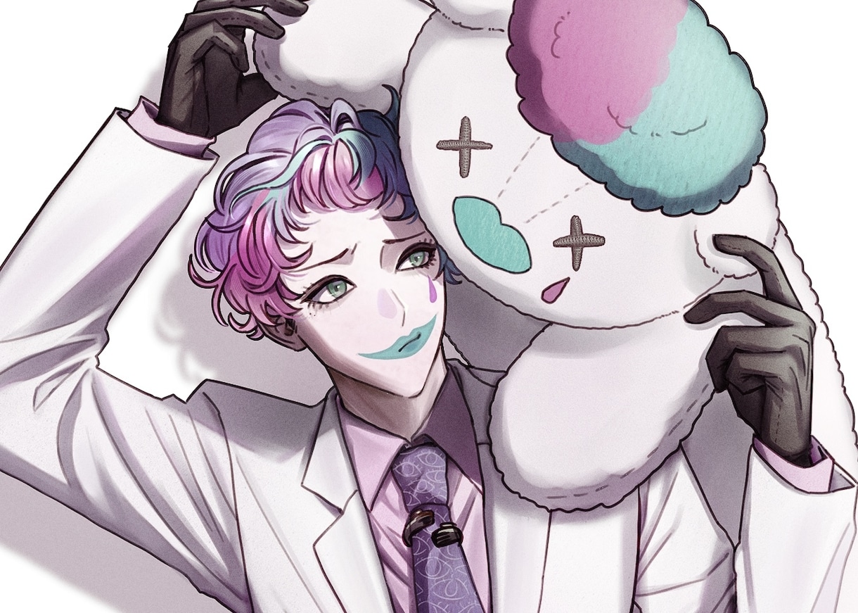 一枚絵や立ち絵など、イラストお描きします 若い男性、若い女性、お任せください！ イメージ8