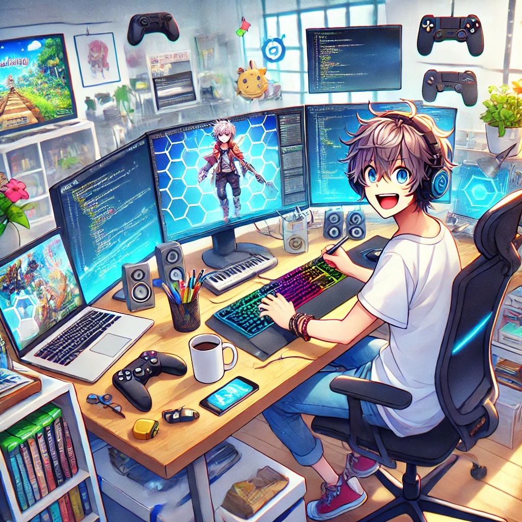 ゲーム開発全般のアドバイスをします これからゲームを作りたいけど知識が必要な方へ イメージ1