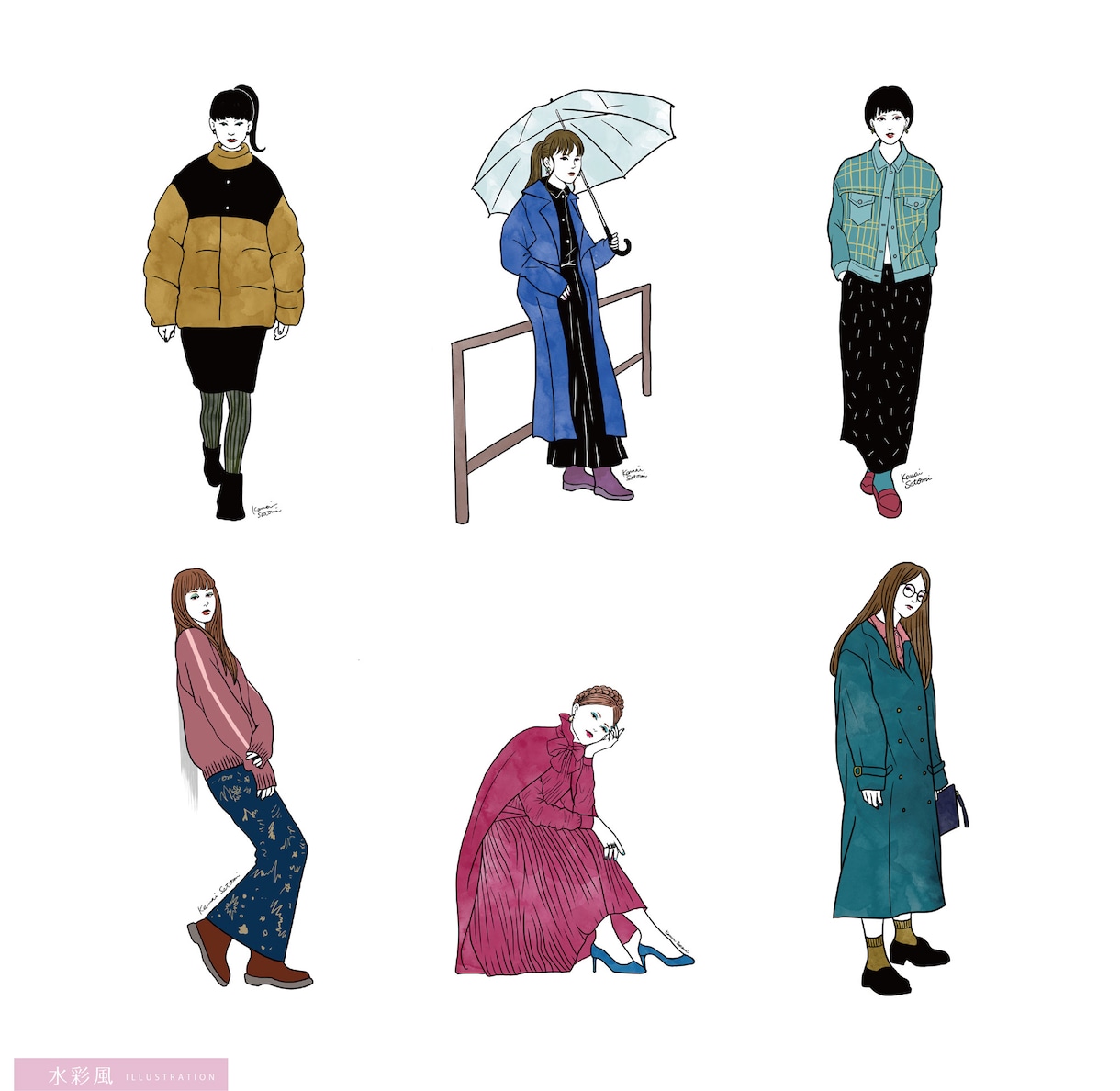 オシャレな似顔絵描きます SNSのプロフィール画像にどうぞ！ イメージ3