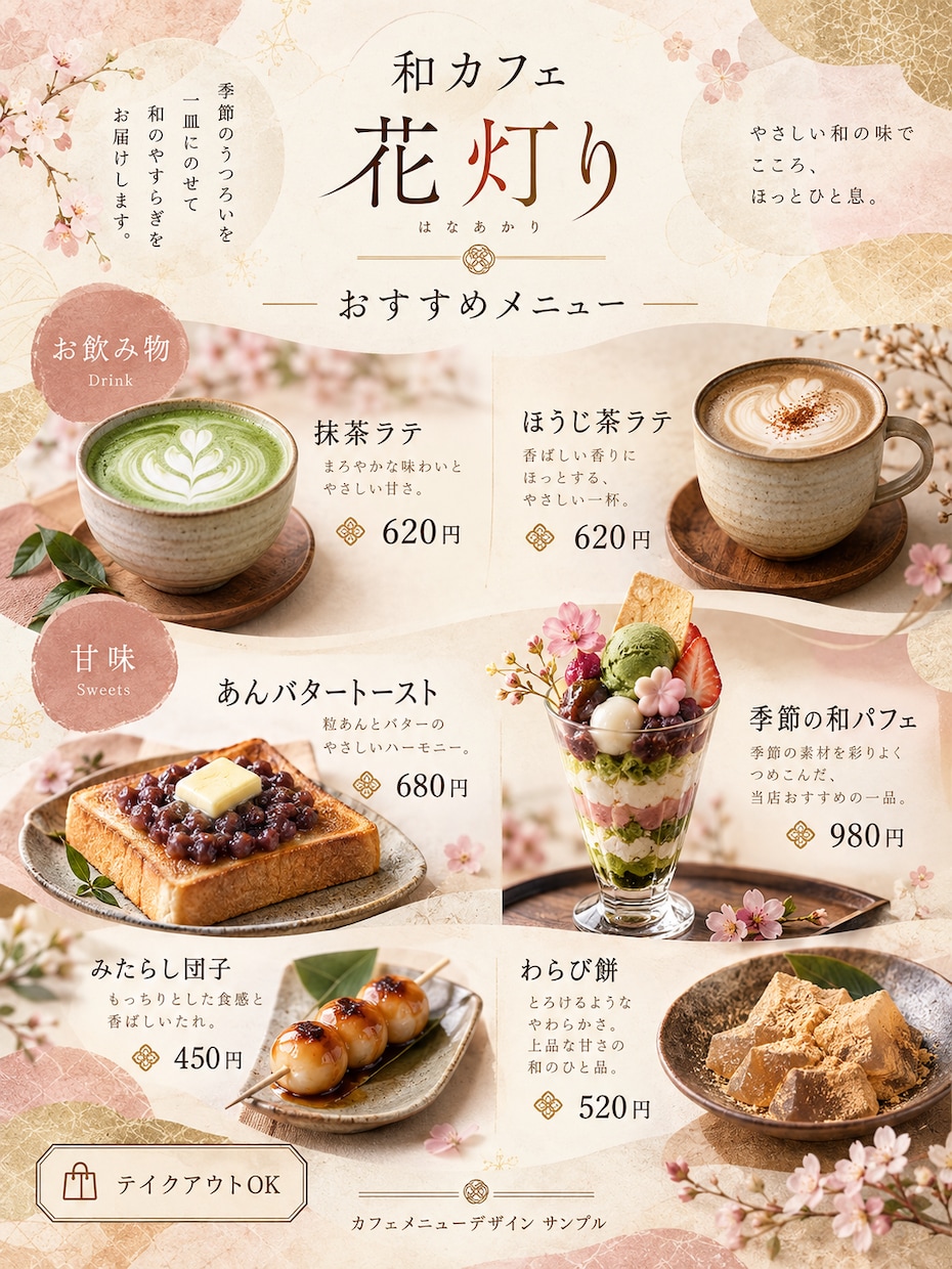飲食店向けメニュー表を見やすく制作しますます 飲食現場の経験を活かし、見やすく伝わるデザイン イメージ7