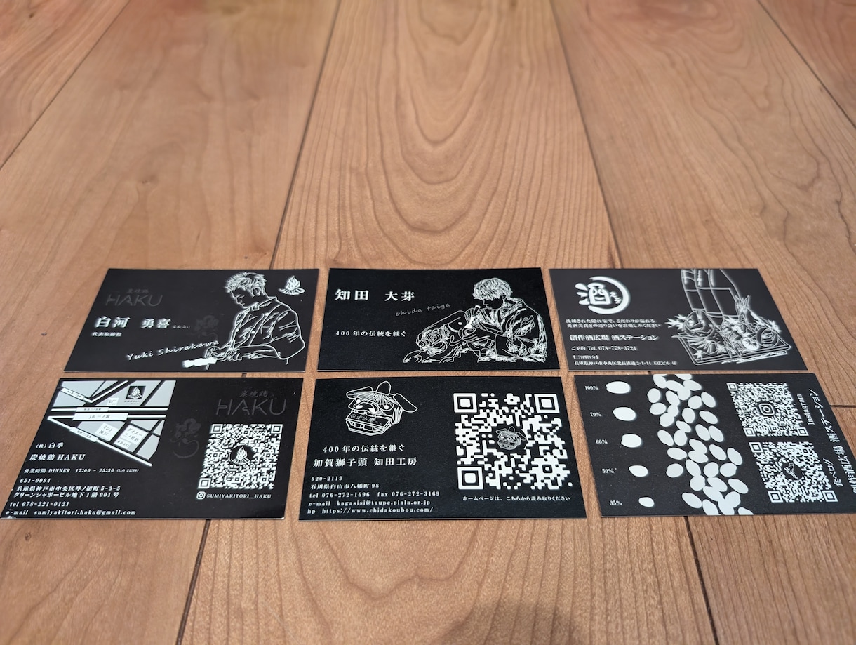 世界大会受賞のデザイナーが名刺作ります 思わずデザインの参考に置いときたくなる名刺作ります イメージ1