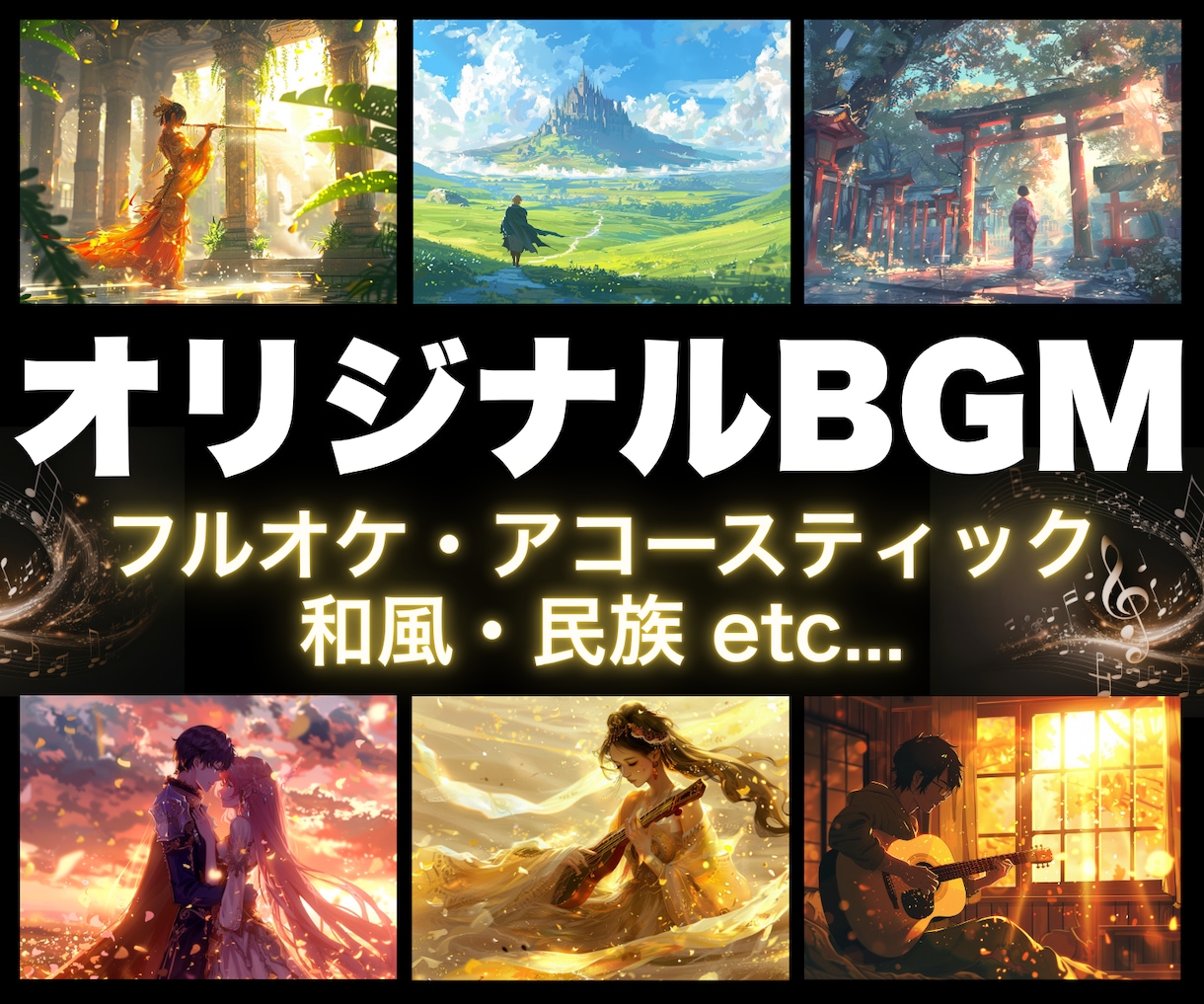 ゲームBGMや劇伴、配信用BGMを作ります 作曲コンクール第3位の実力者が高品質のBGMをお作りします イメージ1